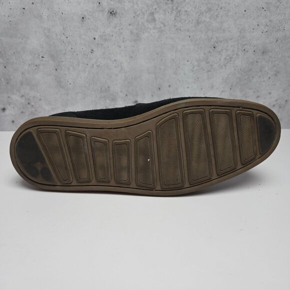 Sandro Moscoloni Clay Slip-On Black Suede Loafers Mens 9D USA Pre-owned With Box - Picture 7 of 8
